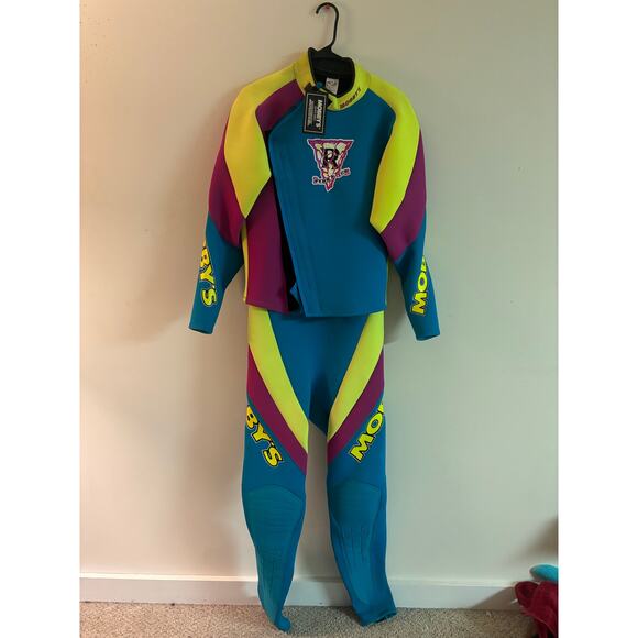 Mobby’s Other - Vintage Mobby’s 2-Piece Dry Suit XL – Neoprene, – Retro Scuba Gear w/ Tag